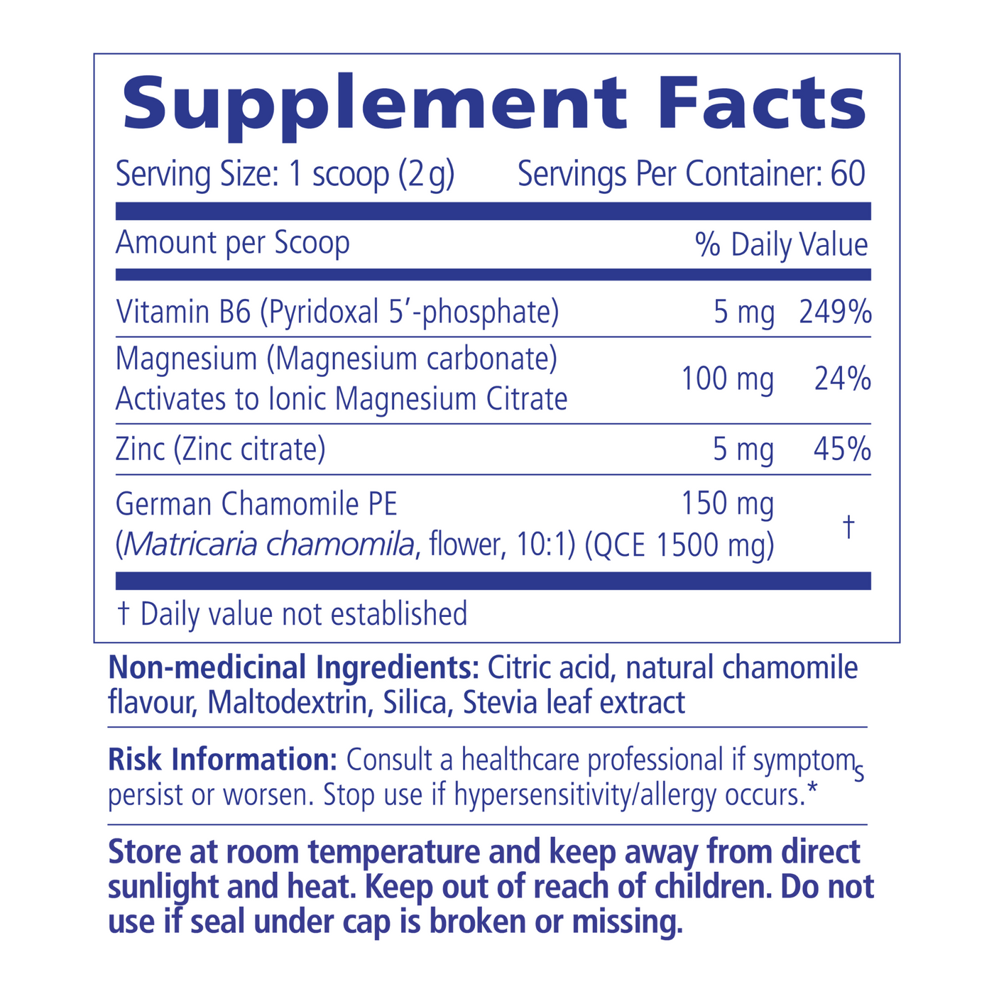 VITALITY Magnesium + Chamomile Powder - Kids