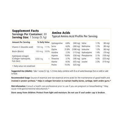 VITALITY Marine Collagen + Biotin