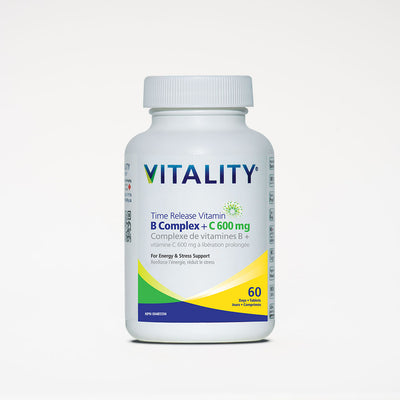 VITALITY Time Release B Complex + C 600 mg