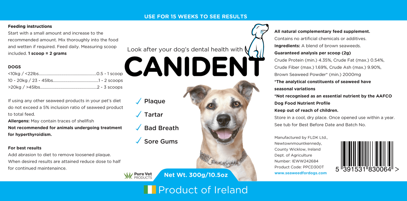 Canident | Clean Dogs Teeth, Fix Bad Breath and Remove Plaque