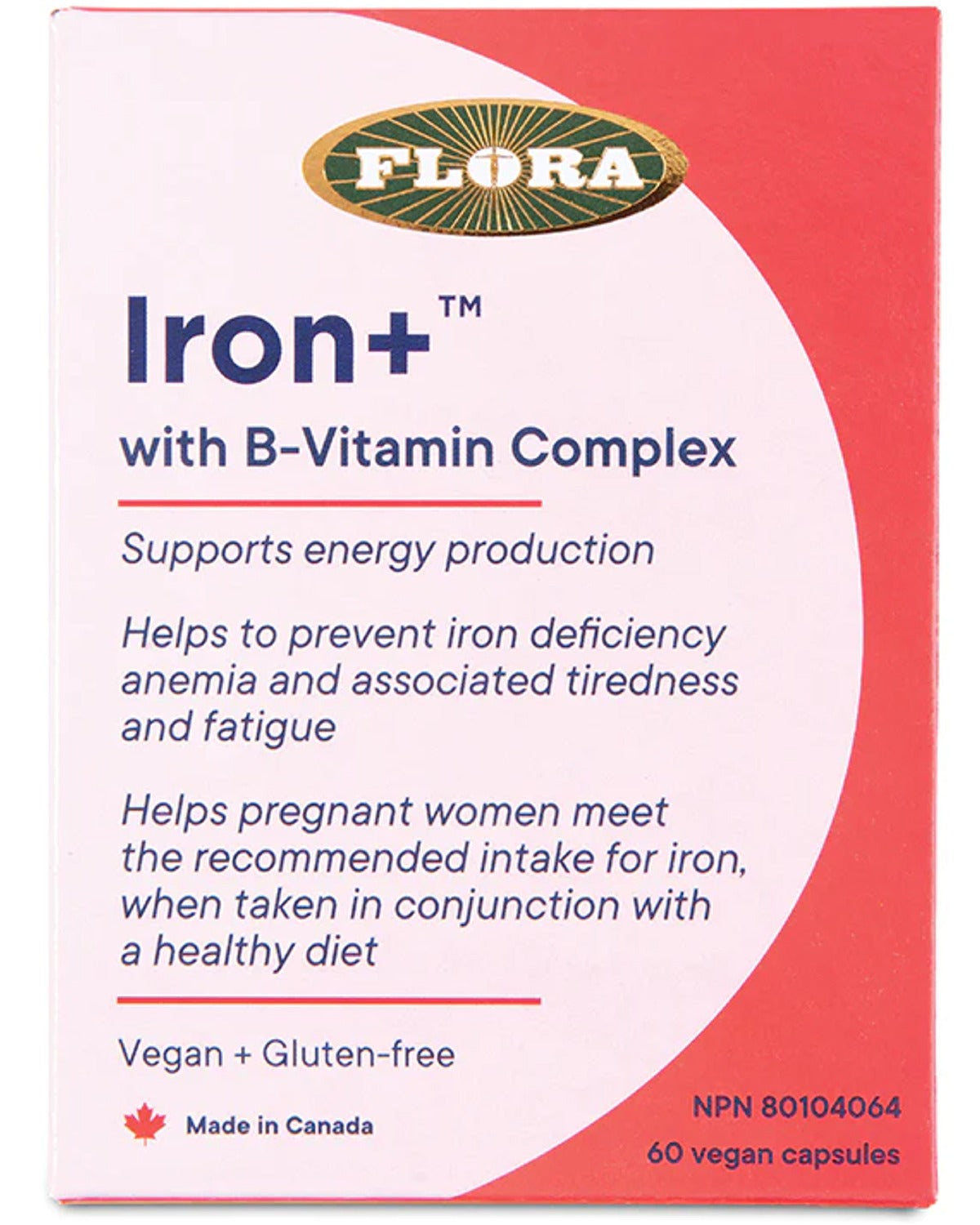 FLORA Iron+ (60 vcaps)