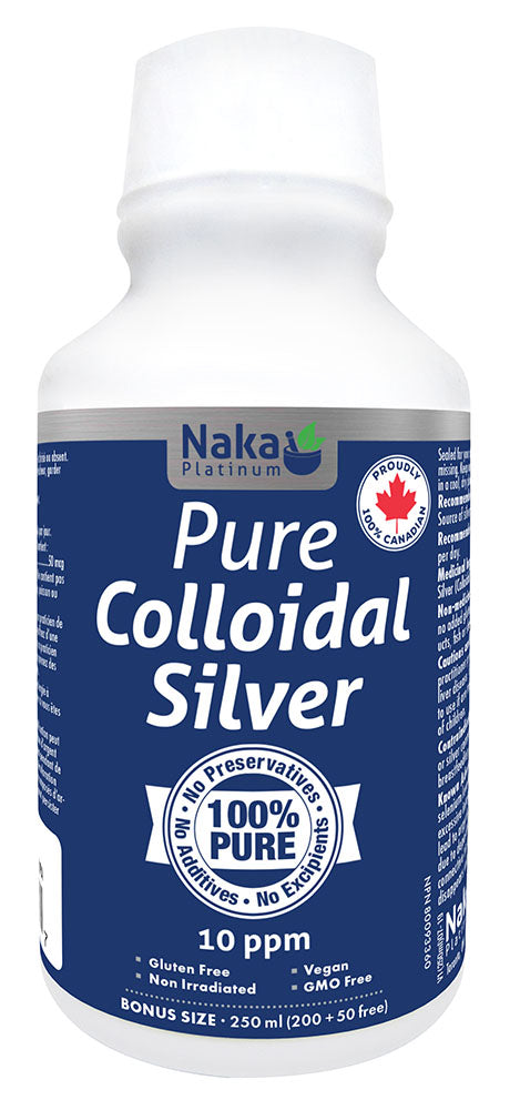 NAKA Platinum Colloidal Silver 10PPM (250 ml)