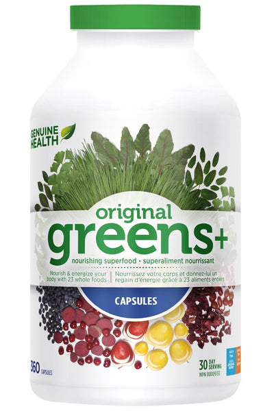 GENUINE HEALTH Greens+ (Original - 360 Caps)