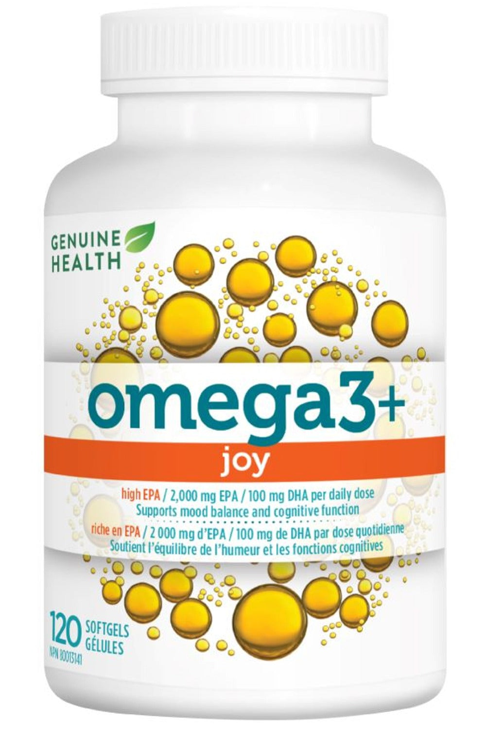 GENUINE HEALTH Omega3+ JOY (120 softgels)
