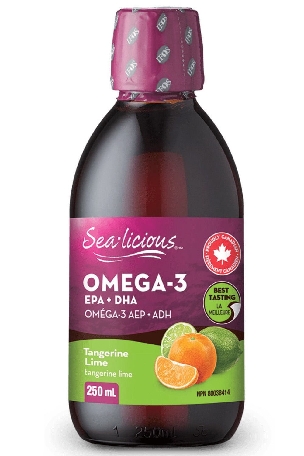 SEA-LICIOUS Omega-3 EPA-DHA (Tangerine Lime - 250 ml)
