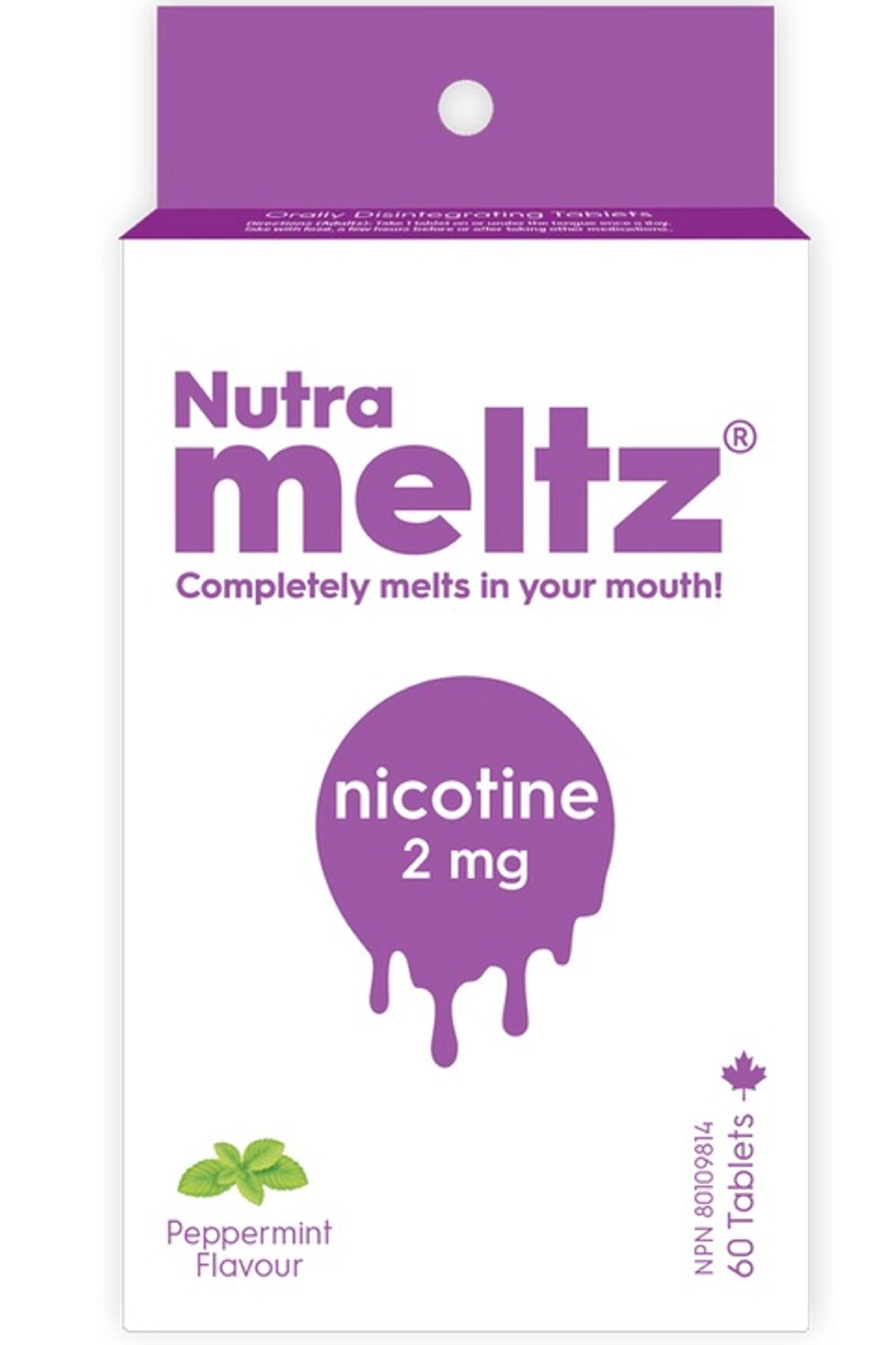 NUTRAMELTZ Nicotine (2 mg - 60 Melts)
