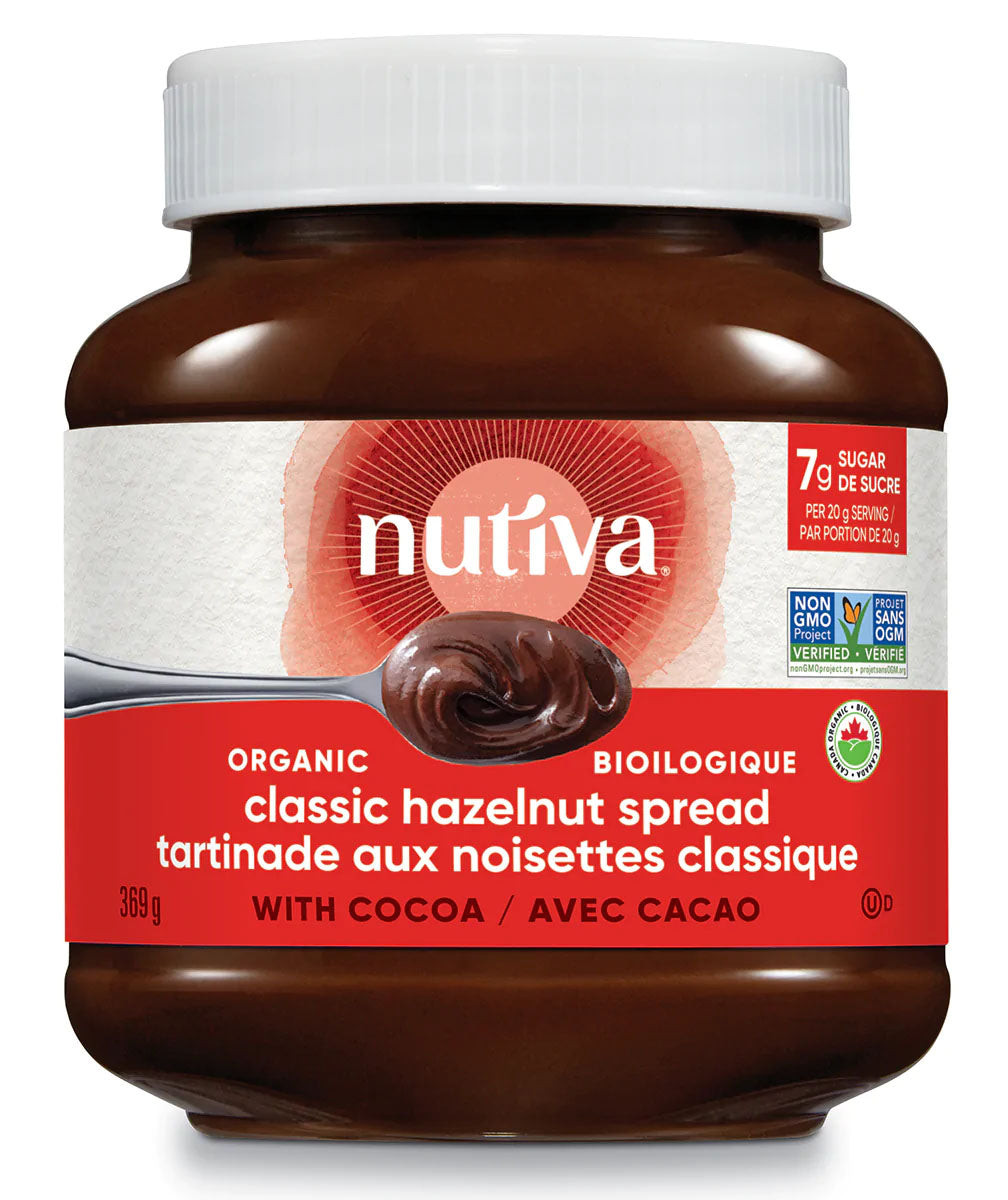 NUTIVA Organic Classic Hazelnut Spread (369 gr)