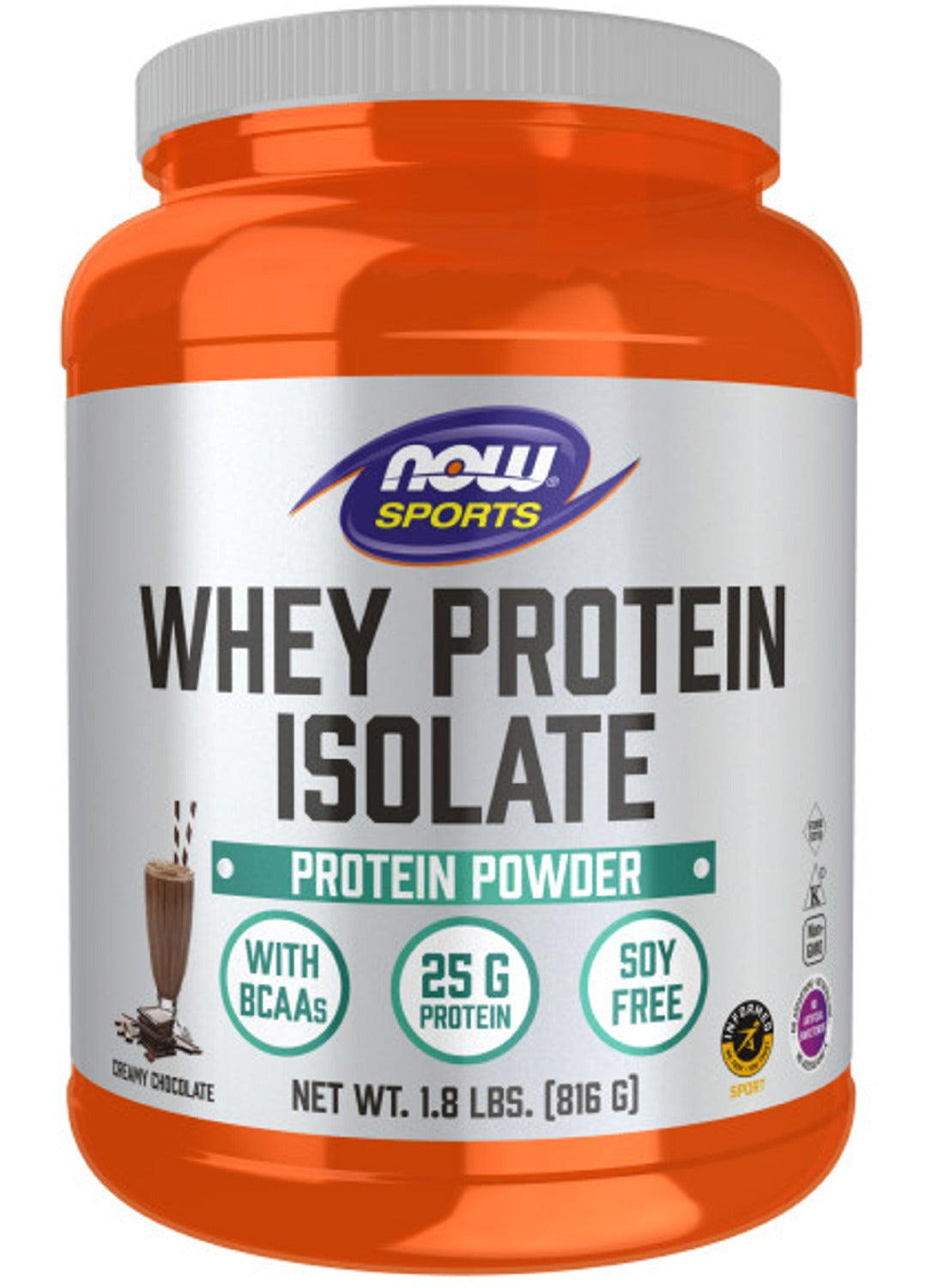 NOW SPORTS Whey Protein Isolate (Chocolate - 816 grams)