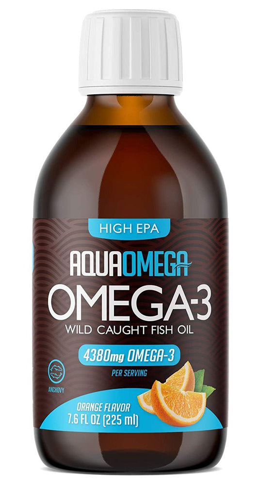 AQUAOMEGA Omega 3 High EPA (Orange - 225 ml)
