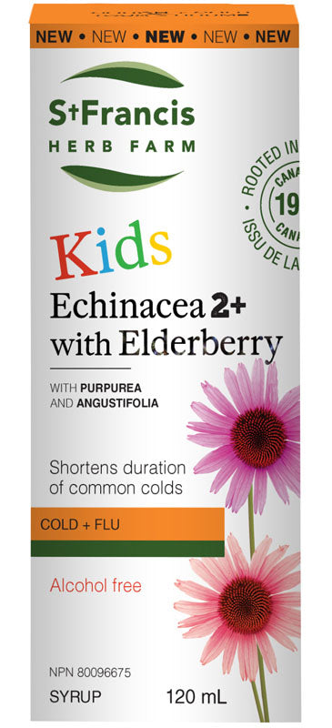 ST FRANCIS HERB FARM Echinacea 2+ Kids with Elderberry (120 ml)
