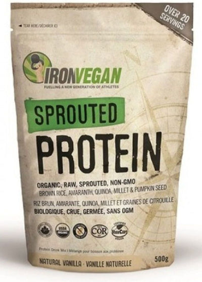 IRON VEGAN Sprouted Protein (Vanilla - 500 gr)