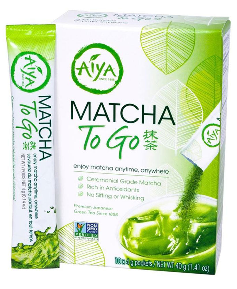 AIYA Matcha To Go Sticks ( 1 10-Stick Box)