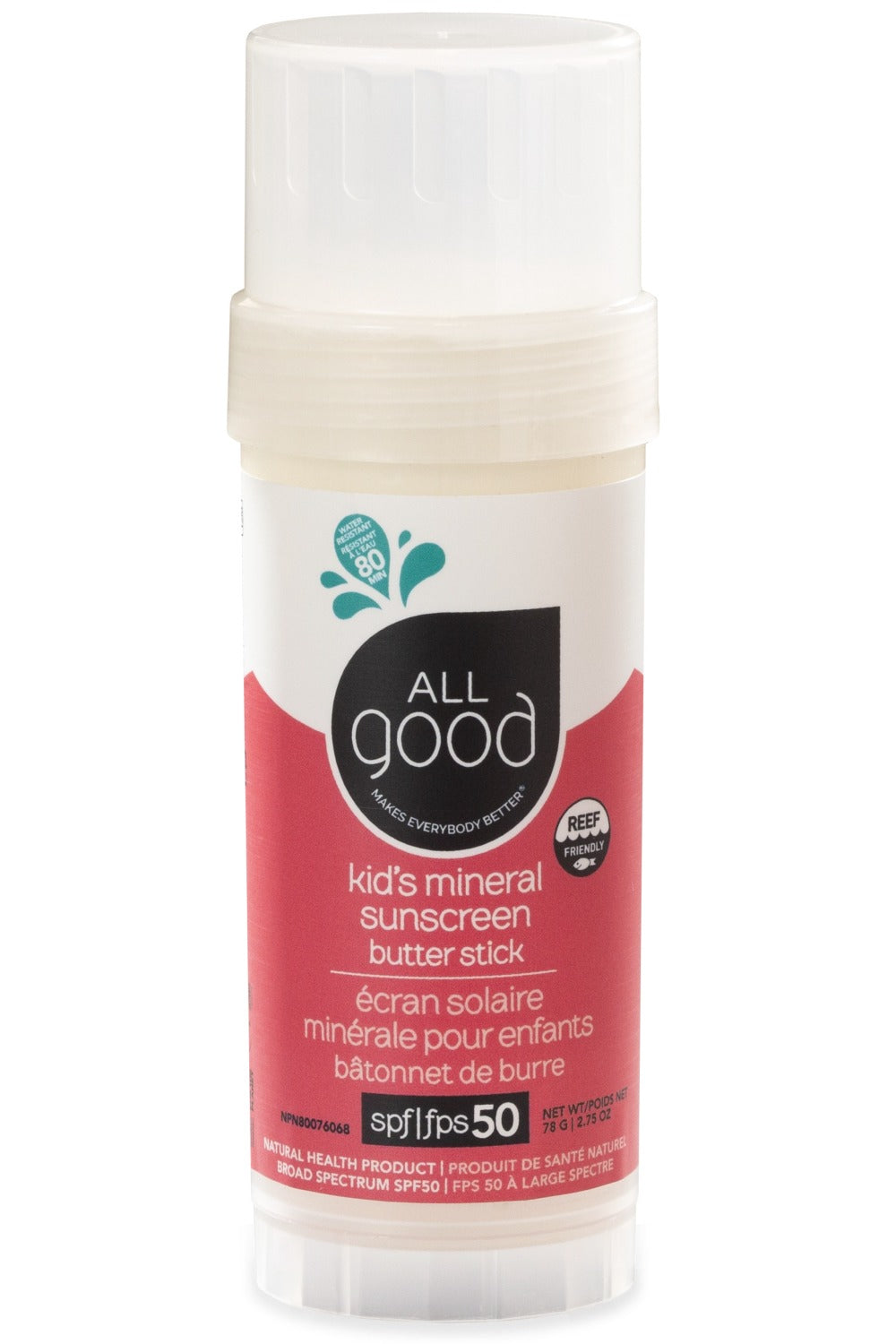 ALL GOOD SPF 50 Kids Sunscreen Butter Stick (57 gr)