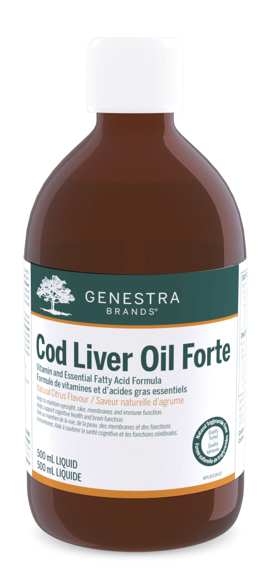GENESTRA Cod Liver Oil Forte (Citrus - 500 ml)