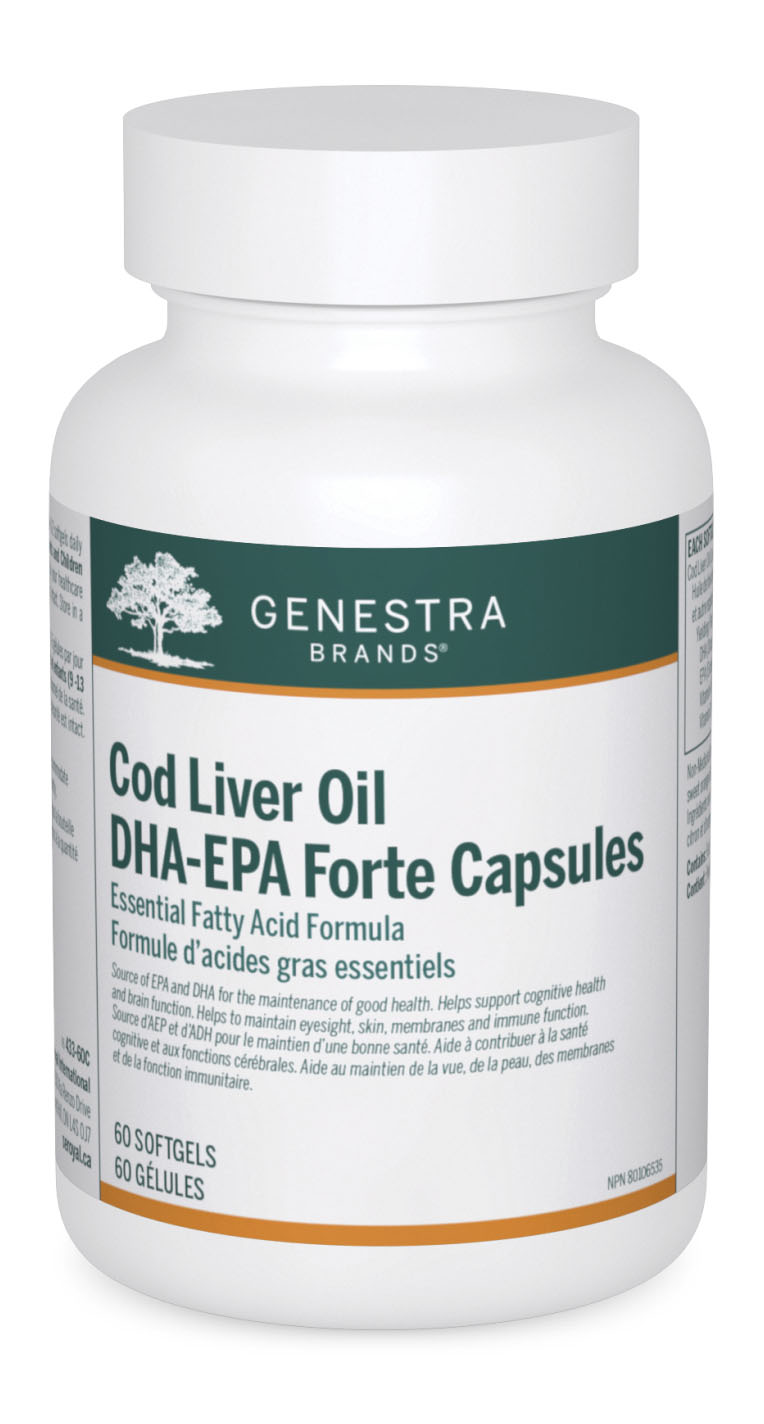 GENESTRA Cod Liver Oil DHA EPA Forte (60 sgels)